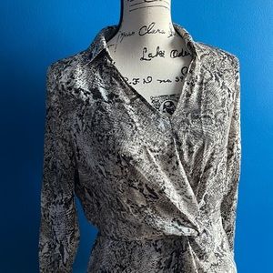 Apt 9 snake skin shirt